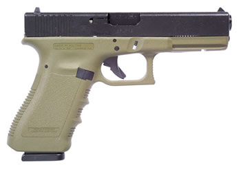 (image for) Glock G22 40SW FS 10SH 4.49 OD GRN # W/TWO 10RD MAGS, ACC & CASE